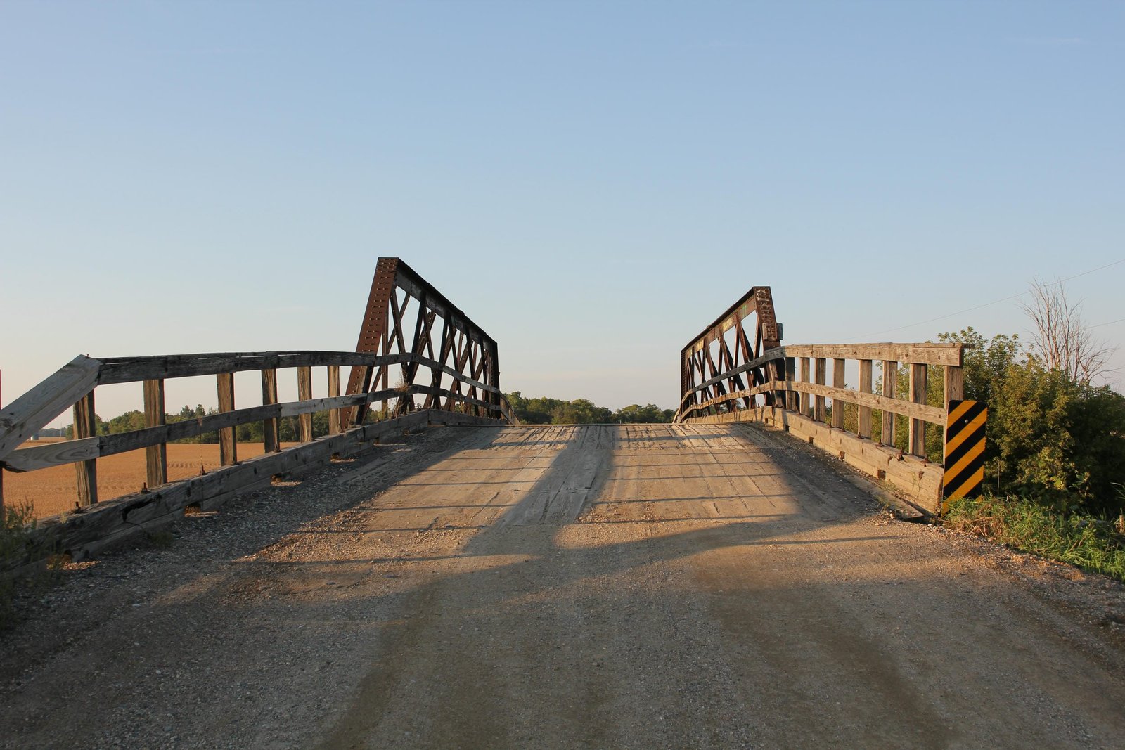 Looking north